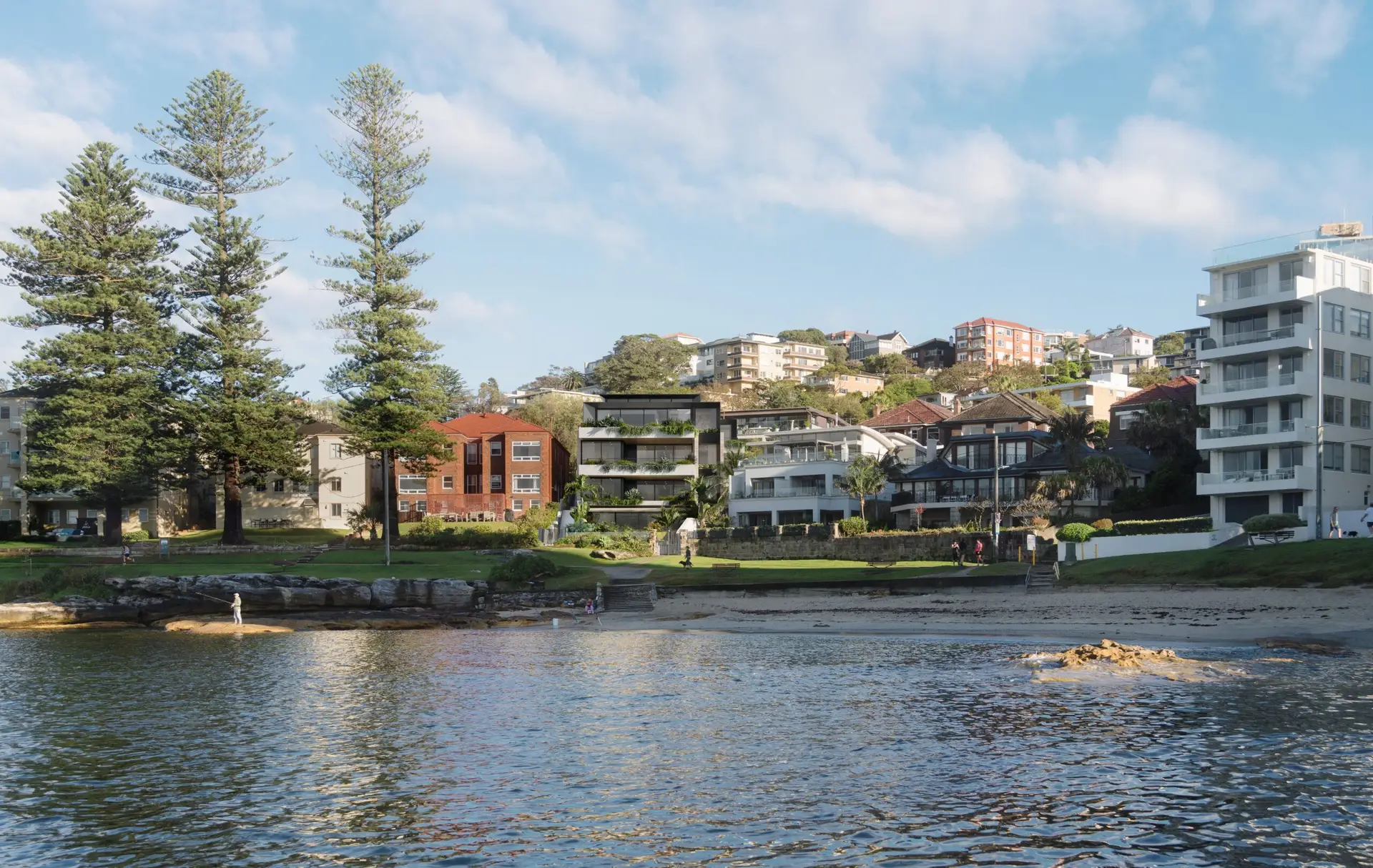 View of Luxury Apartments Planned for Fairlight Beach