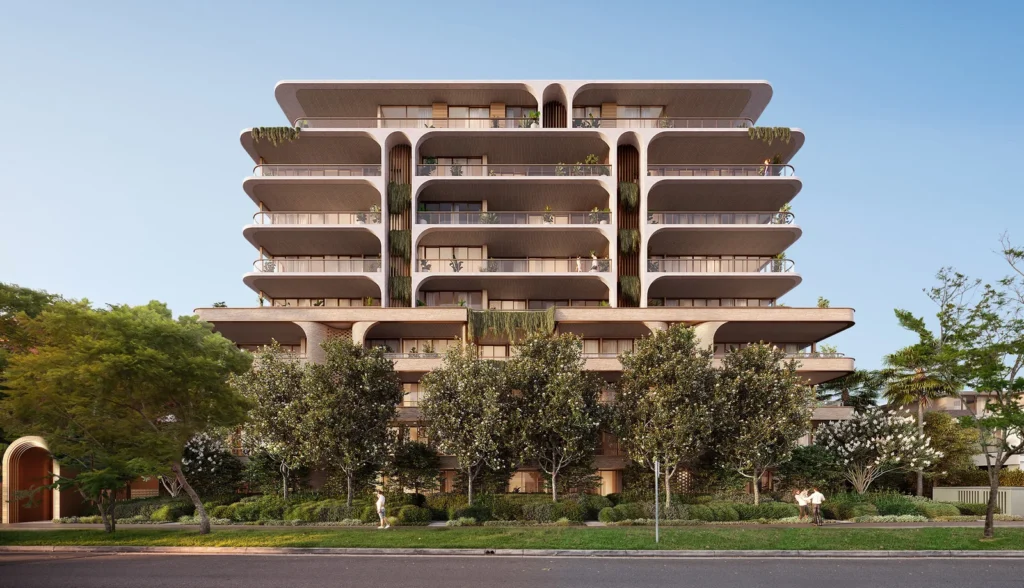 Architectural plan of the proposed residential building at 27-29 Tryon Road, Lindfield.