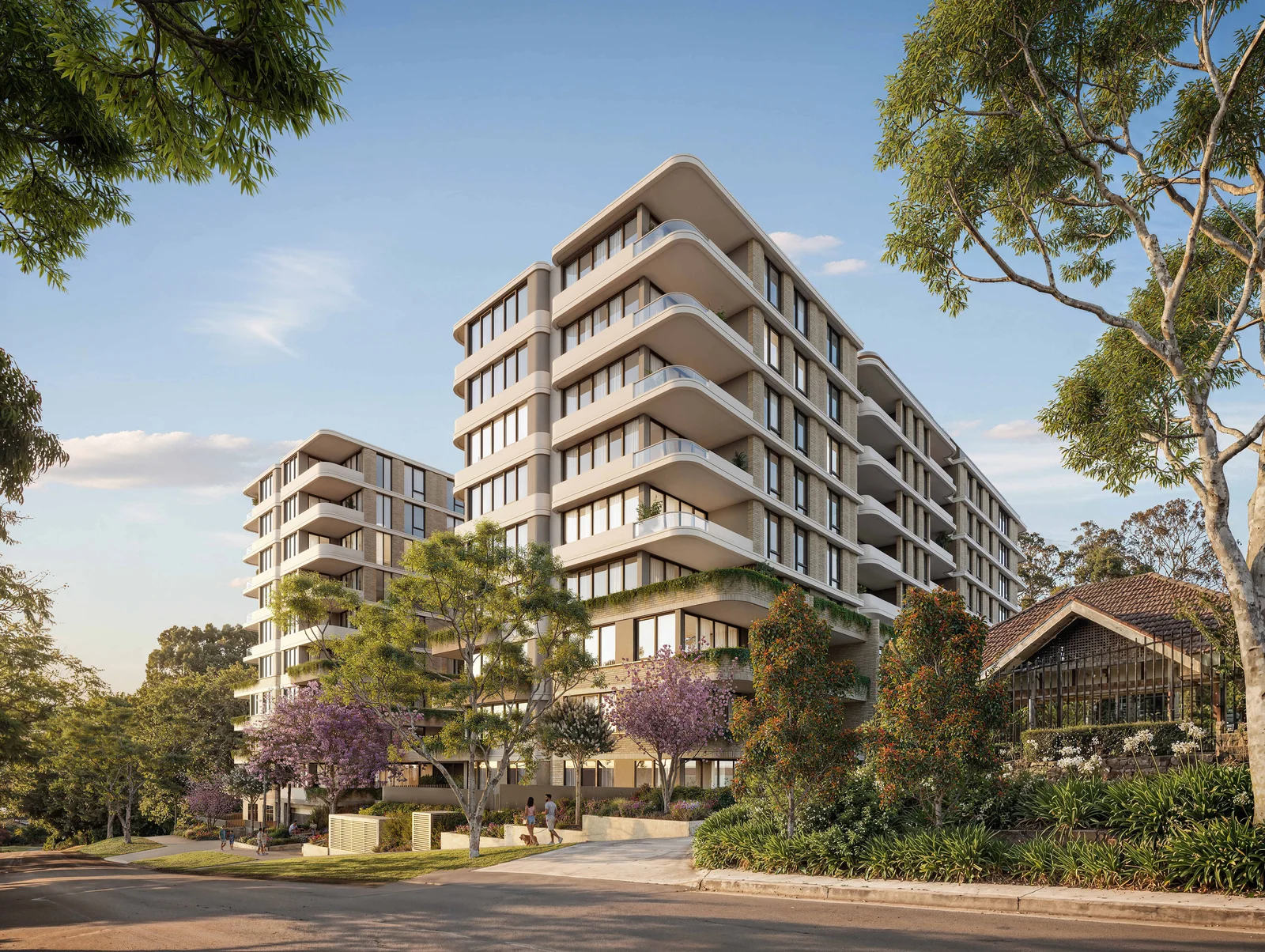Architectural plan of the proposed residential development at 9–17 Balfour Street, Lindfield.