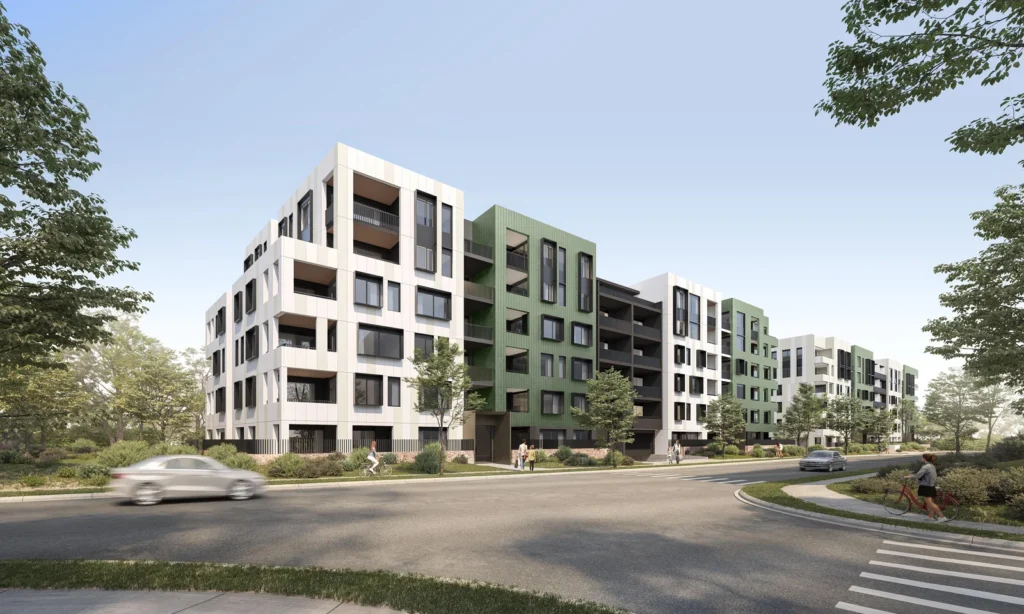 A page from the architectural drawings for the Corrimal Coke Works Stage 2a proposal.