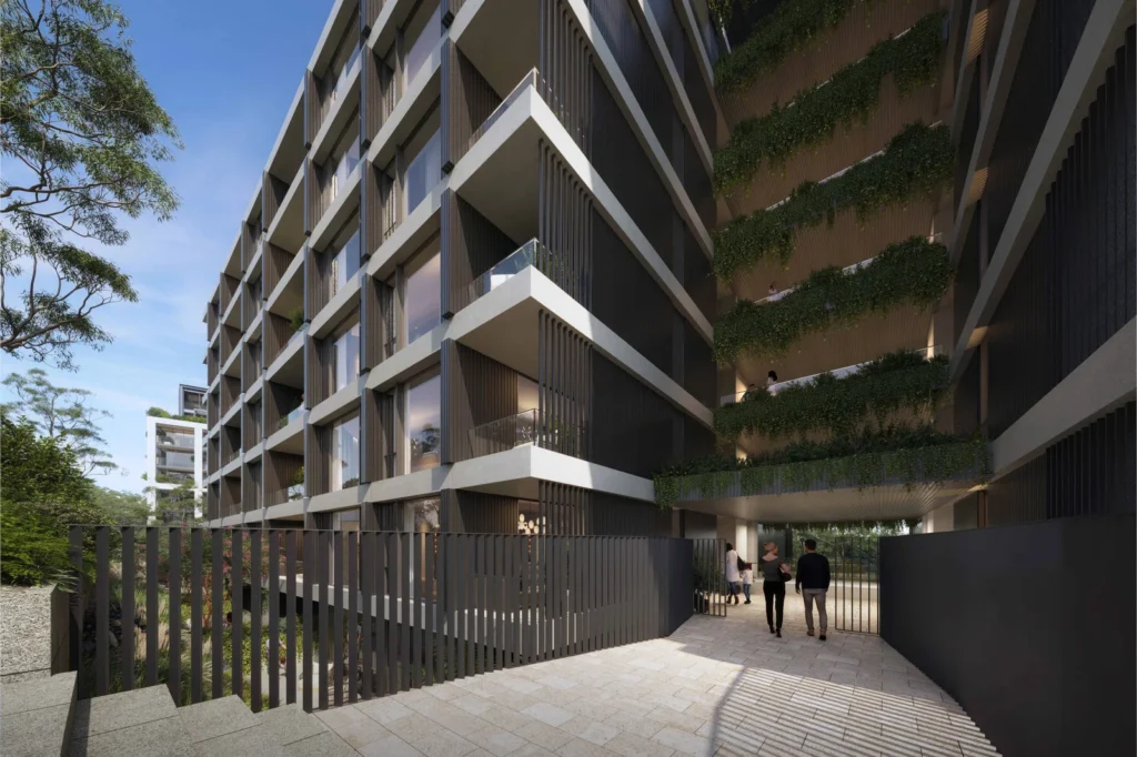 An architectural plan sheet for the Larkin Street and Pockley Avenue residential development.