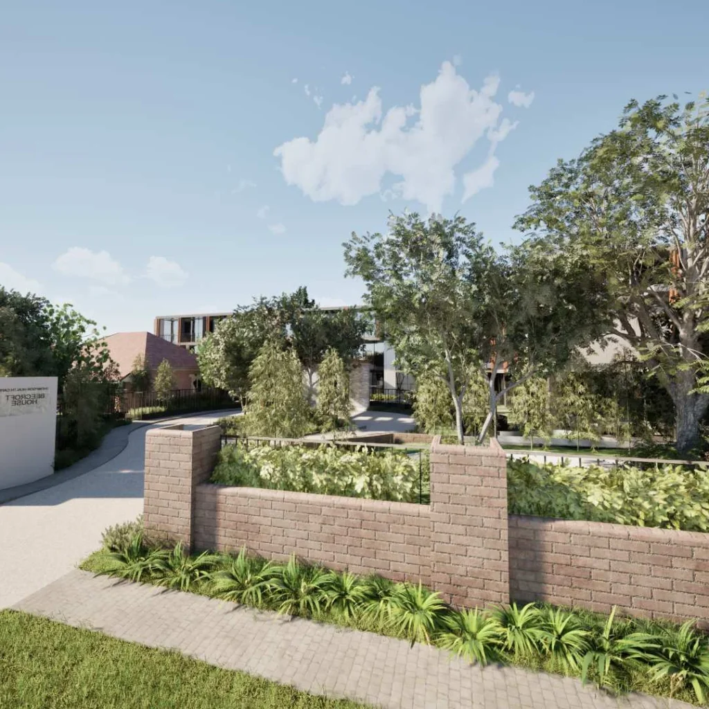 Architectural render of the proposed development at 132-134 Beecroft Road.