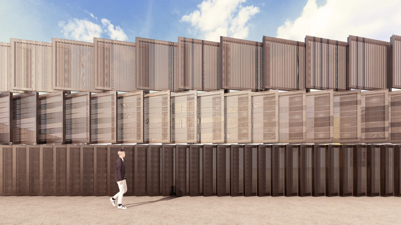 A page from the architectural design report for the Mamre Road data centre campus.