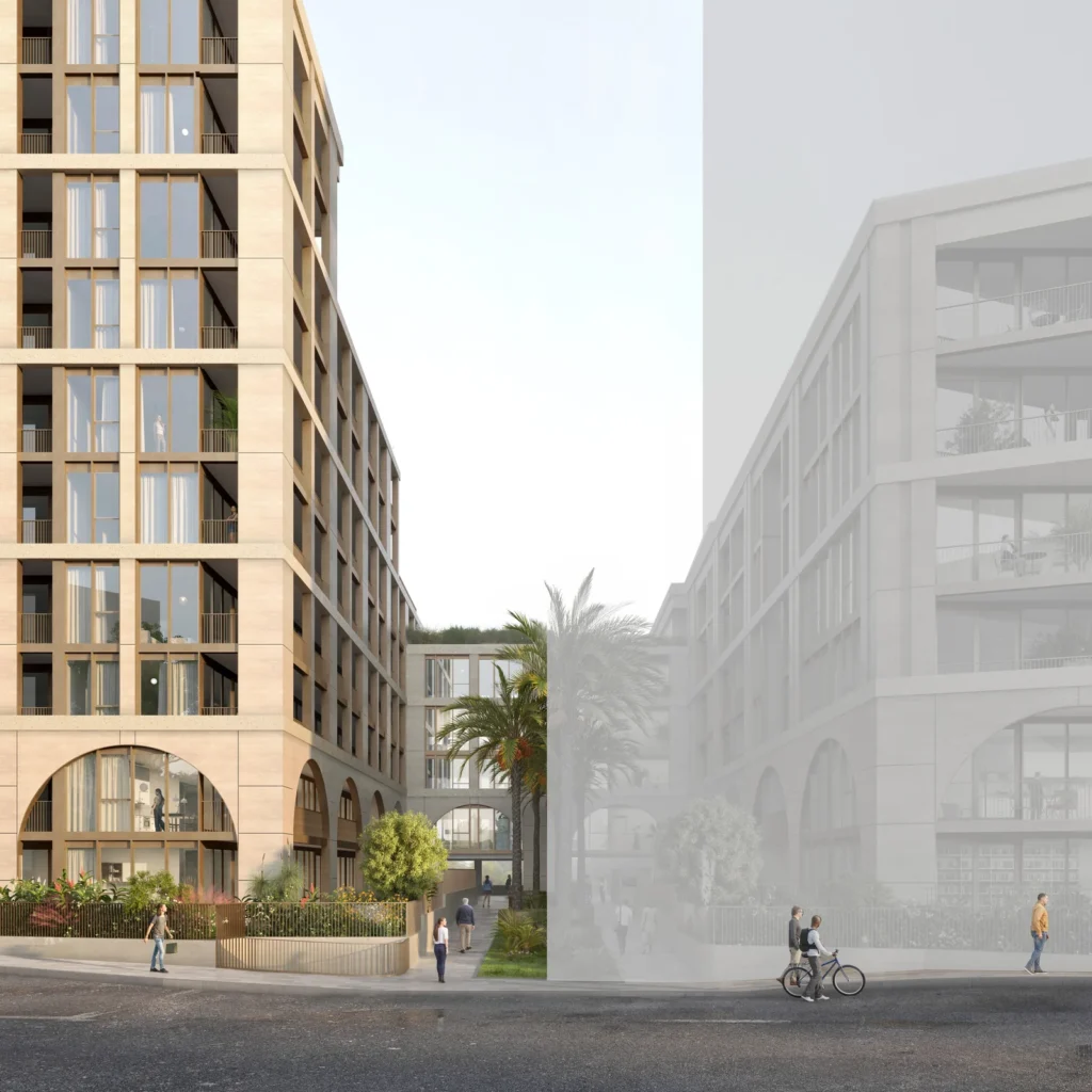 An architectural drawing from the project documentation.