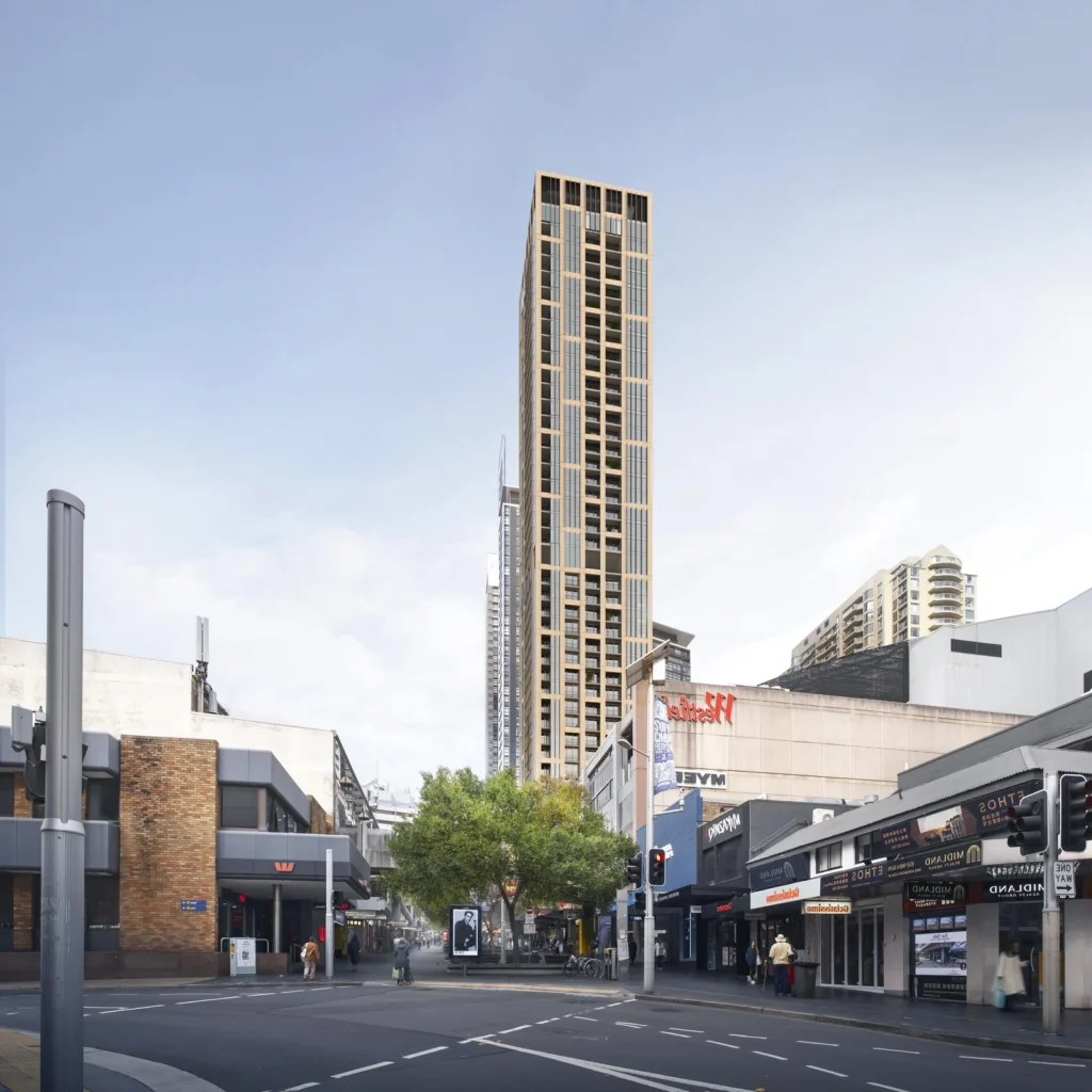 An architectural drawing from the Novus on Victoria Chatswood project.