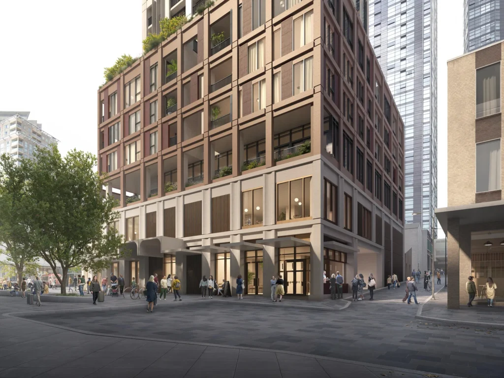 An architectural drawing from the Novus on Victoria Chatswood project.