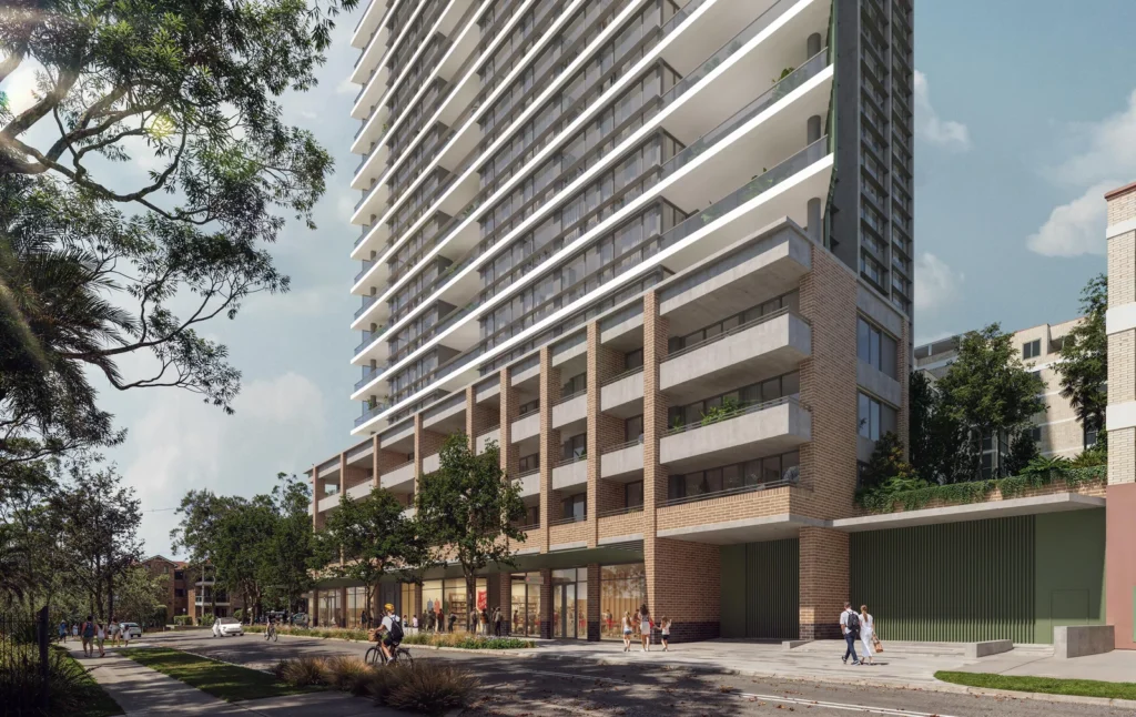 An architectural drawing from the development proposal.