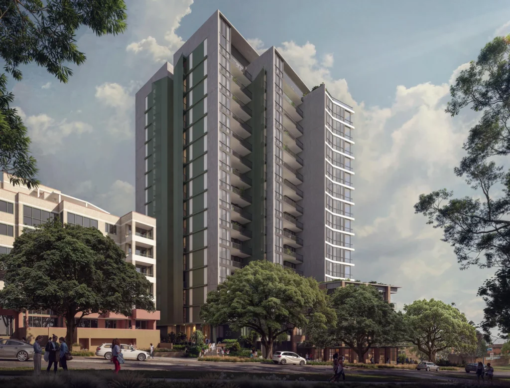 An architectural drawing from the development proposal.