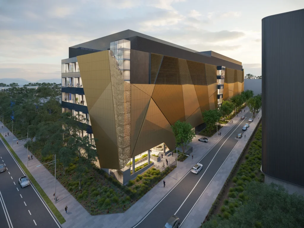 An architectural drawing related to the data centre project.