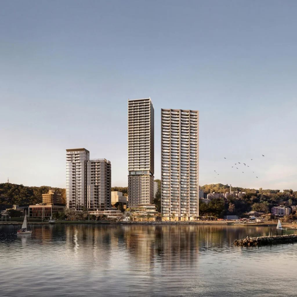 A page from the architectural drawings for Central Coast Quarter.