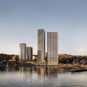 A page from the architectural drawings for Central Coast Quarter.