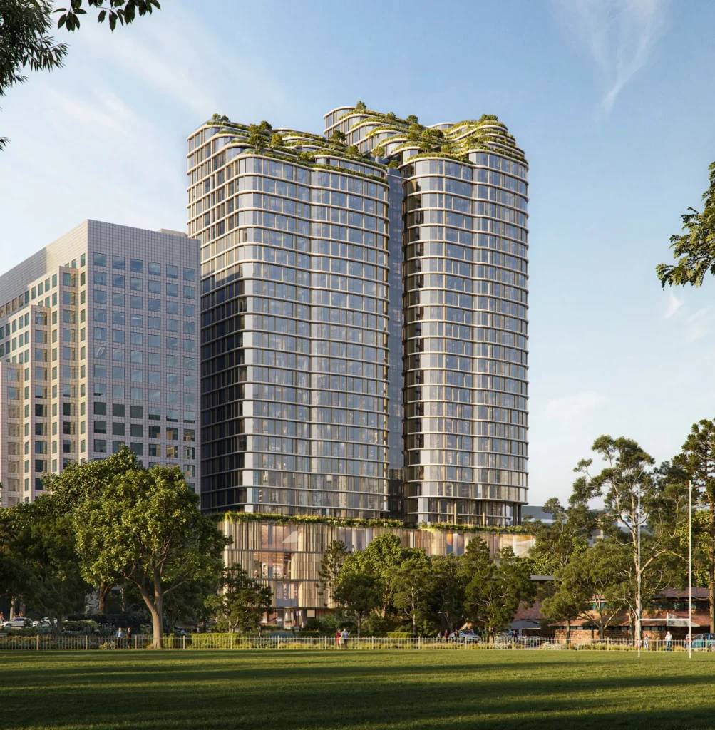 A page from the architectural plans for the proposed development.