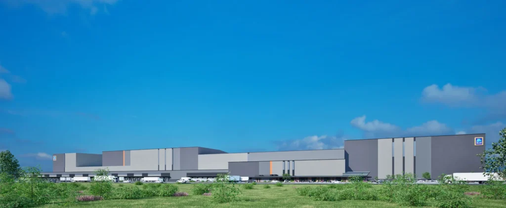 Image from the plan set for the proposed development at ssd 76913969 aldi automated distribution centre.