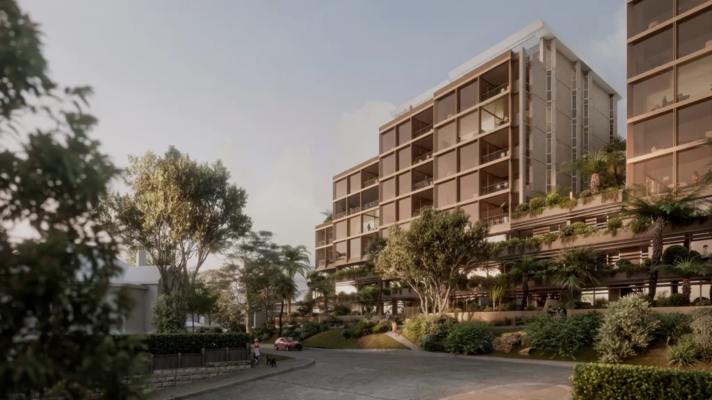 Image from the plan set for the proposed development at ssd 93020230 residential development with in fill affordable housing 40 48 redan street mosman.