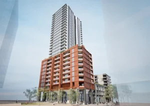 Image from the plan set for the proposed development at ssd 84322496 mixed use development at green square town centre sites 8 and 19.