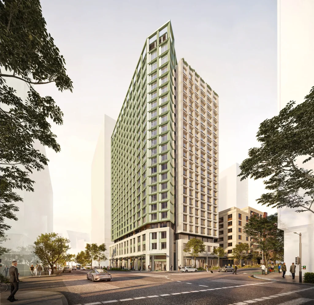 A page from the design report showing a likely architectural drawing or diagram.