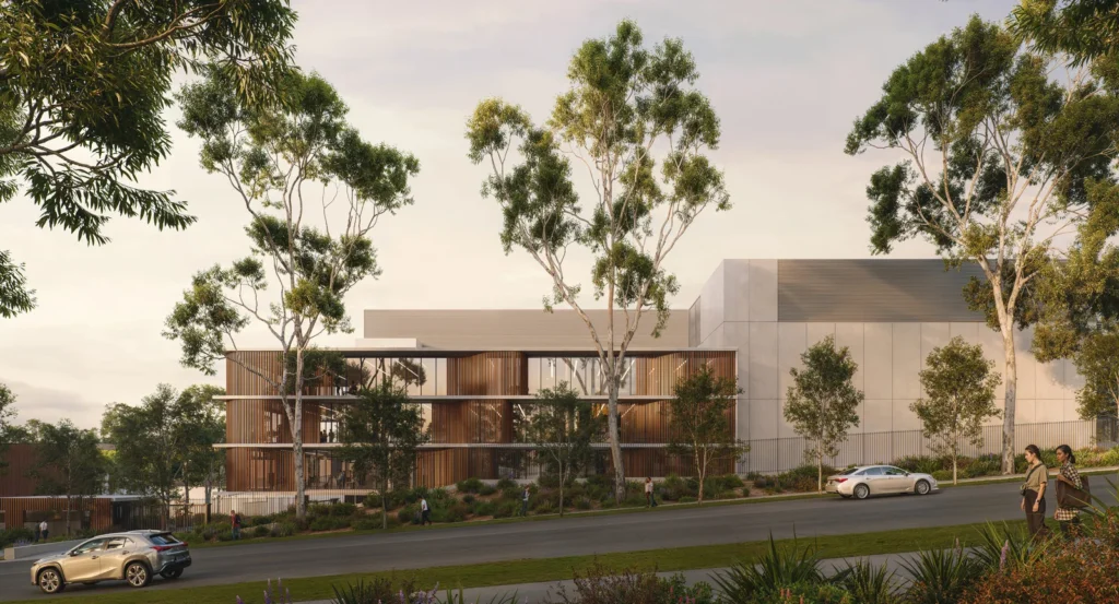 A cover page of an architectural design report.