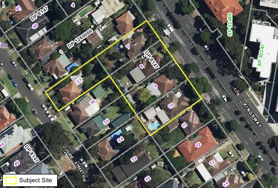 A set of architectural plans for a residential development.