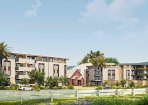 A page from the architectural plans for the IRT Woonona redevelopment.