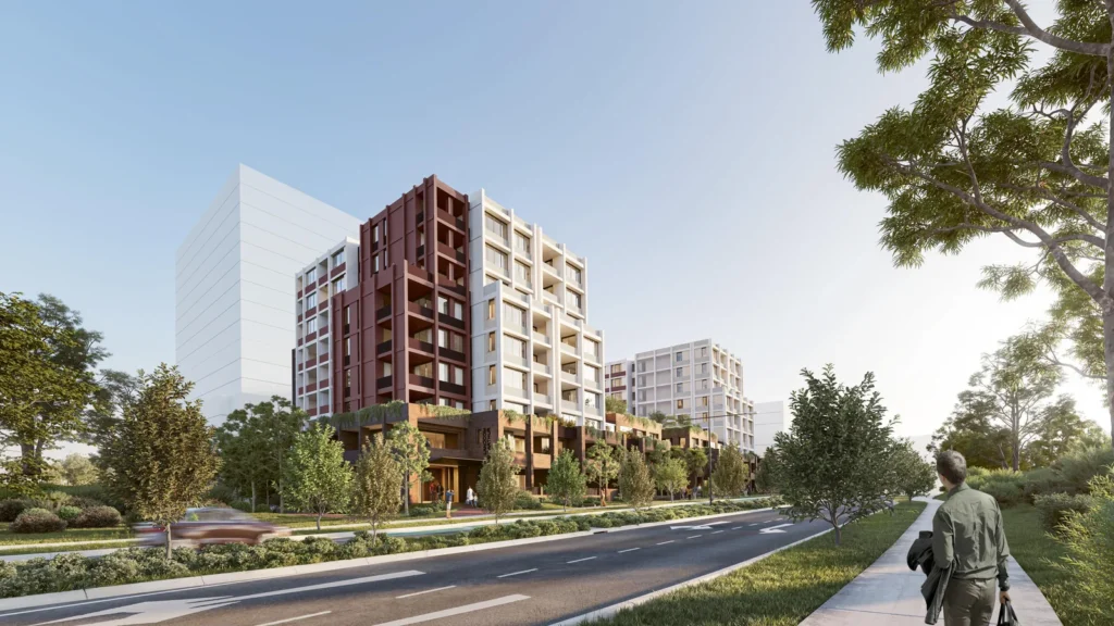 A plan drawing of the proposed Campbelltown affordable housing project.