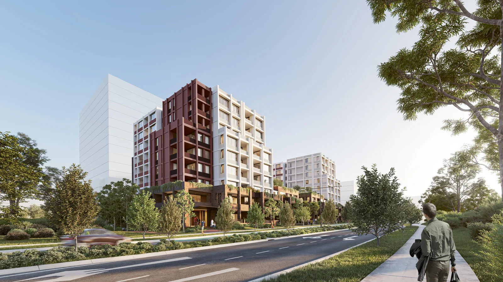 A plan drawing of the proposed Campbelltown affordable housing project.