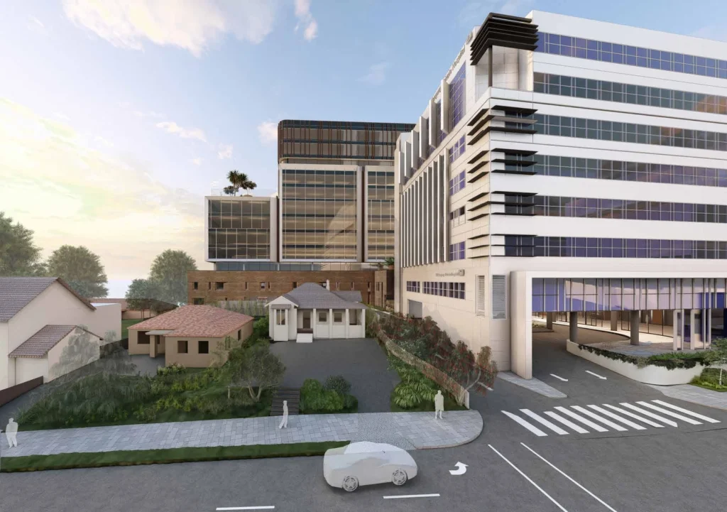 A plan drawing related to the Wollongong Private Hospital expansion.