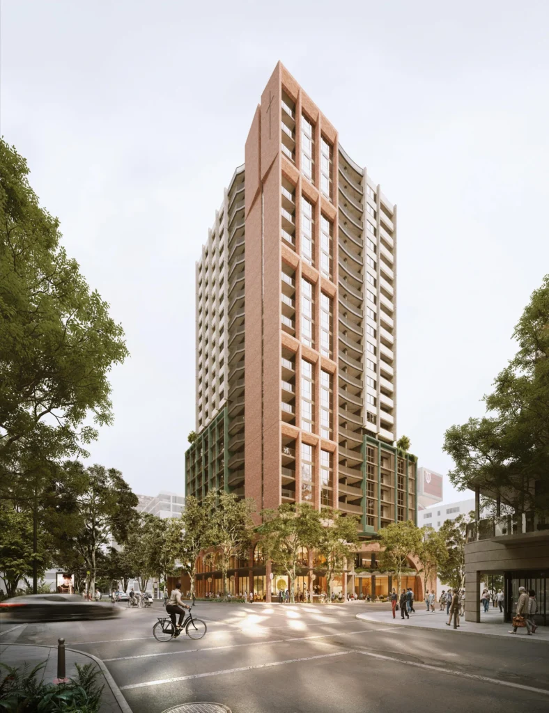 A plan drawing related to the St Paul's Anglican Church redevelopment.