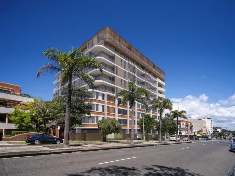 A set of architectural plans for the Maroubra Road mixed-use development.