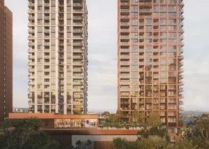 $184m Waterloo Metro Quarter Towers Approved Planning image for Waterloo Metro Quarter - Northern Precinct at City of Sydney.