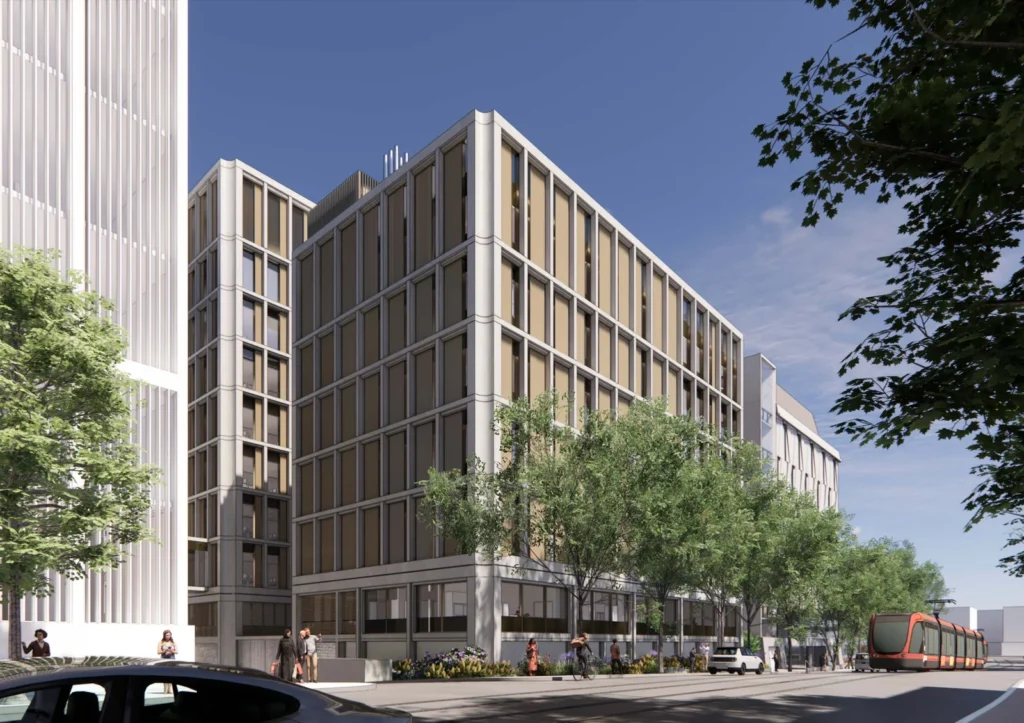 Planning image for CMRI Gene Technologies Building at 214 Hawkesbury Road, Westmead.