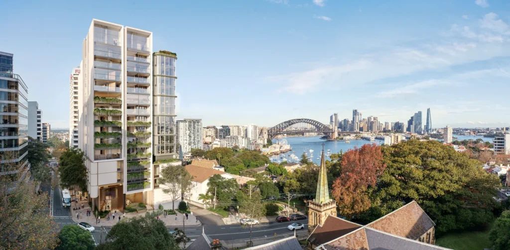 Planning image for Mixed-use development at 5 Blue Street, North Sydney at 5 Blue Street, North Sydney.