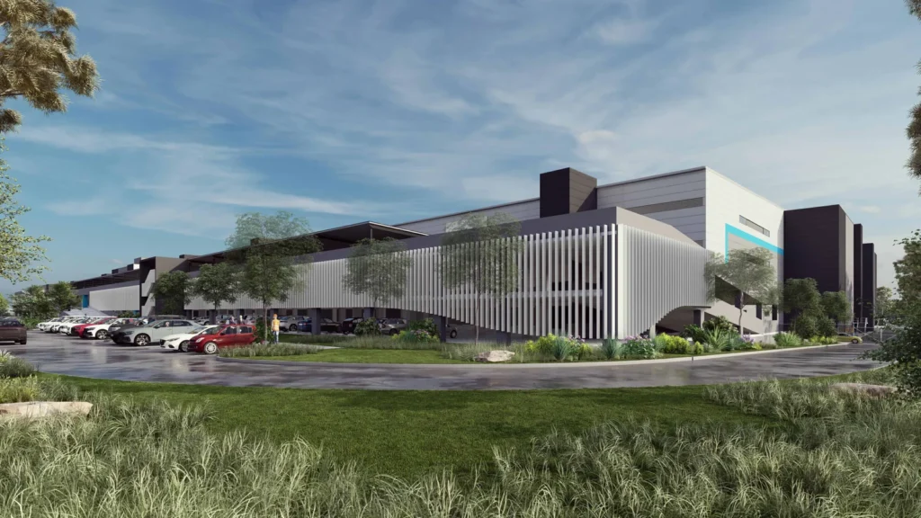 Planning image for WSI3 Automated Distribution Centre at 475 Badgerys Creek Road.