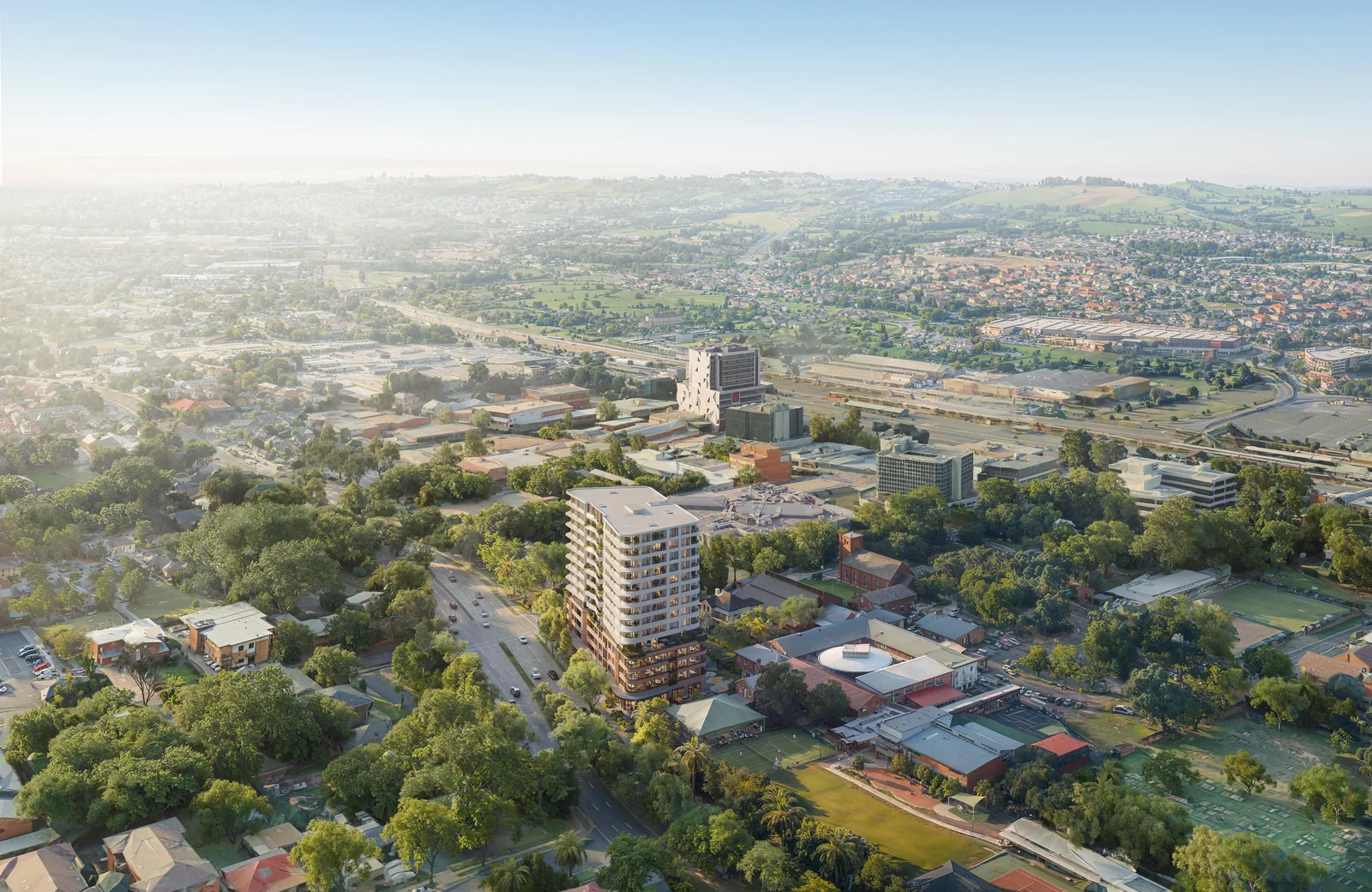 Planning image for Mixed Use Development at 28 Cordeaux Street at 28 Cordeaux Street Campbelltown.