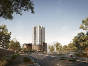 Planning image for Mixed use development at 5 Olympic Drive and 16 - 24 Childs Street Lidcombe at 5 Olympic Drive and 16, 18, 20, 22, 24 Childs Street, Lidcombe.